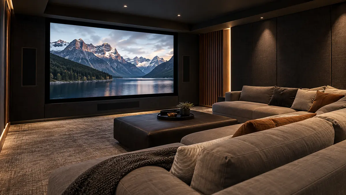 A dedicated home cinema
