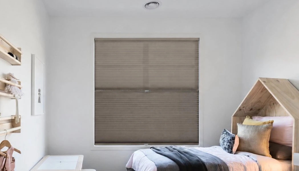 Cellular Shades in a finished interior