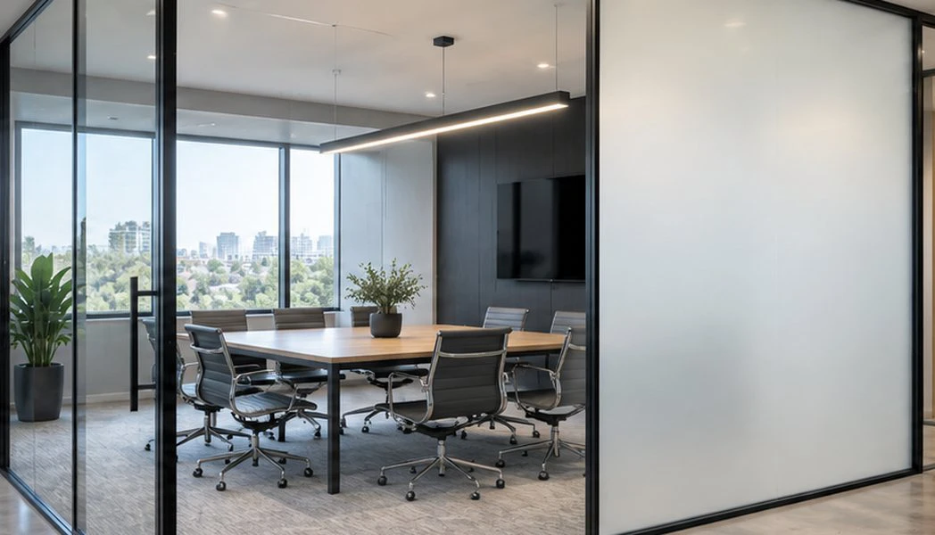 Smart Glass in a finished interior
